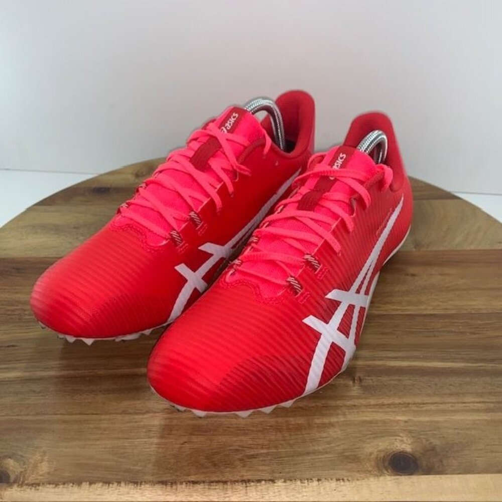 ASICS HyperSprint 8 Dive Pink 1093A197 Athletic Racing Track Shoes Mens Size 11